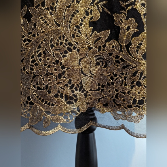 Nanette Lepore Gold and Black  Dress Size 8 - Picture 7 of 12